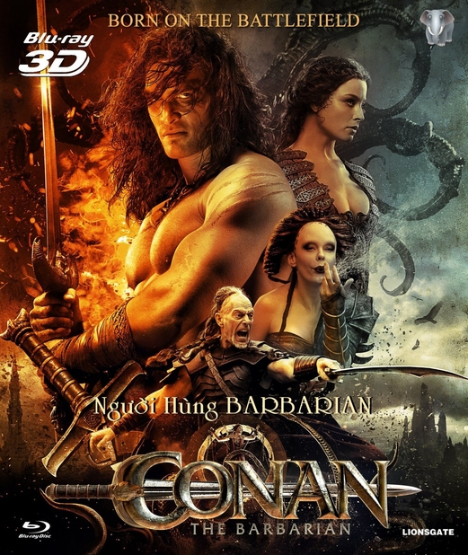 D044. Conan the Barbarian - Người Hùng Barbarian 3D 25G (DTS-HD 7.1)  
